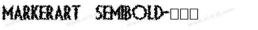 MarkerArt SemiBold字体转换